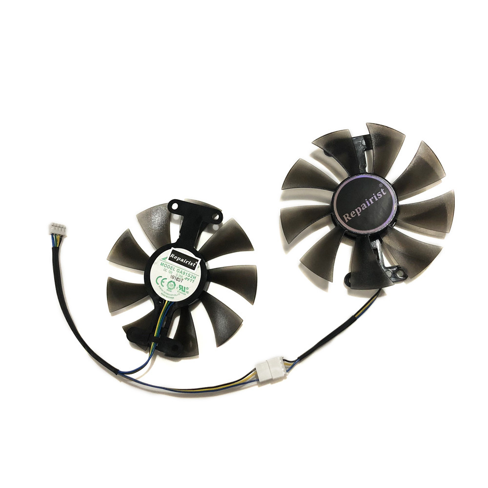 Rx 580 8Gb 2048Sp Gpu - Conjunto de 2 Peças, GA91S2H, Ventilador